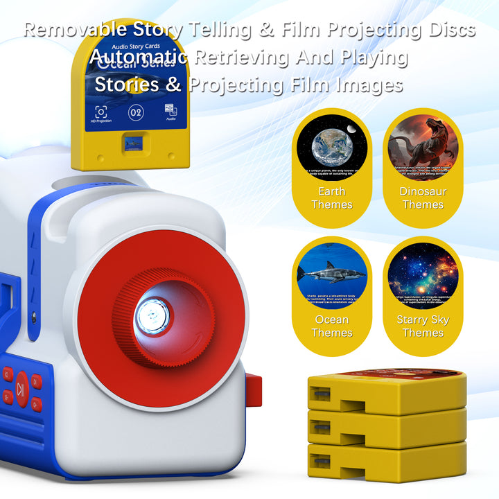 Kinderprojektor für Märchen und Geschichten - 4 thematische Projektionssätze