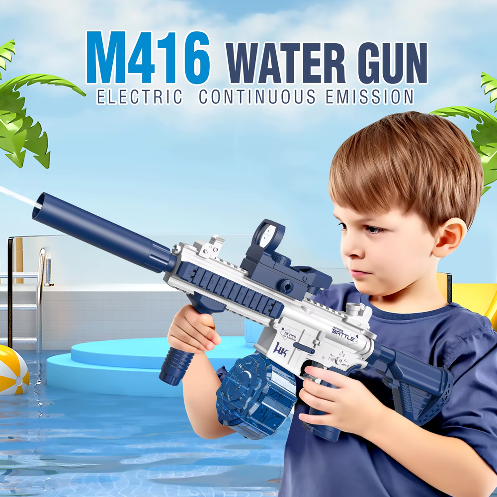 M416 Elektrická vodní pistole | Až 10 m dostřel, 2 zásobníky