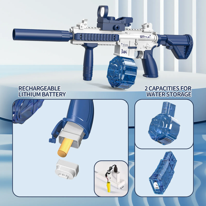 M416 Elektrická vodní pistole | Až 10 m dostřel, 2 zásobníky