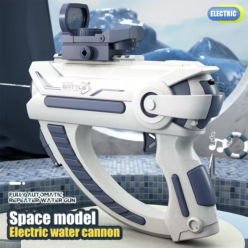 Space and futuristic style electric water gun | With double magazine 