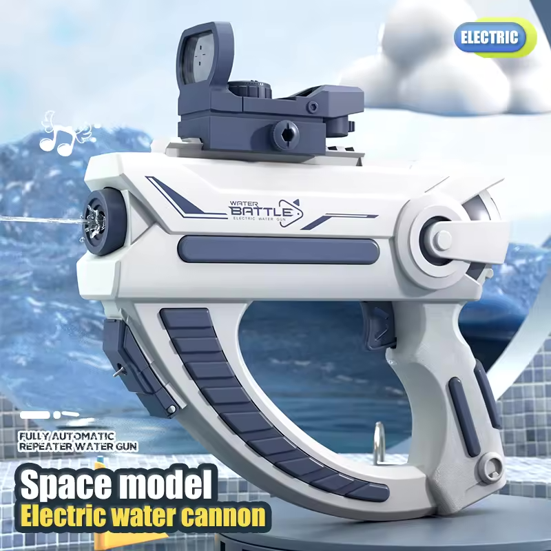 Space and futuristic style electric water gun | With double magazine 