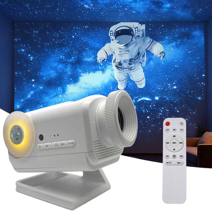 Holographic 3D Projector - 60 Dynamic Scenes, Bluetooth Speaker, Remote Control, Night Light