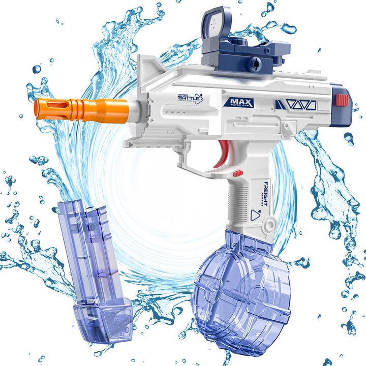 UZI-SMG Electric Water Gun for Kids | Long Range, 2 Magazines