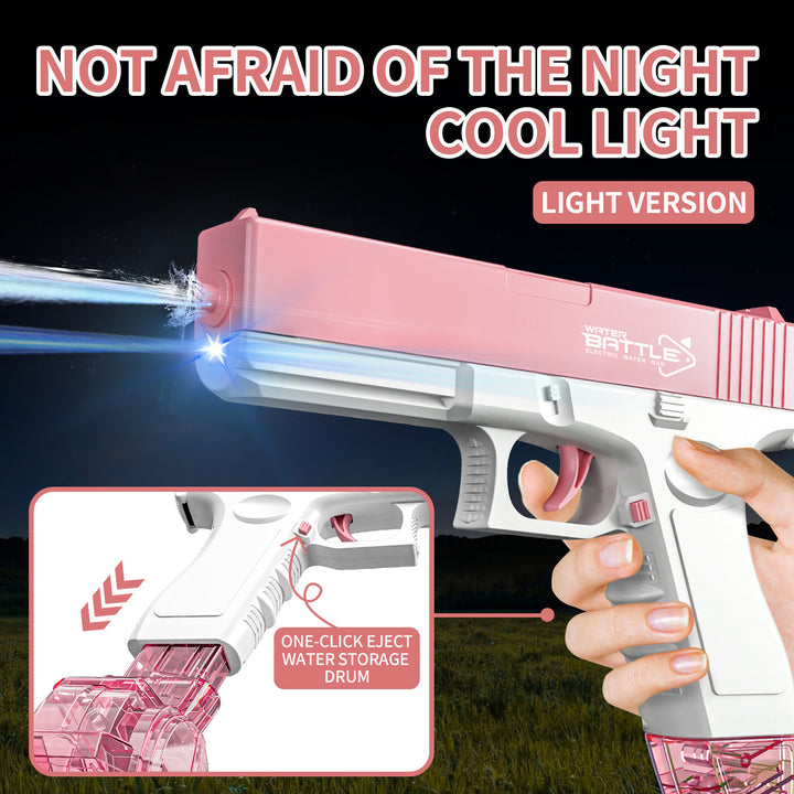 GLOCK Elektrische Wasserpistole für Kinder | Langer Schussbereich, 2 Magazine, automatisches Schießen