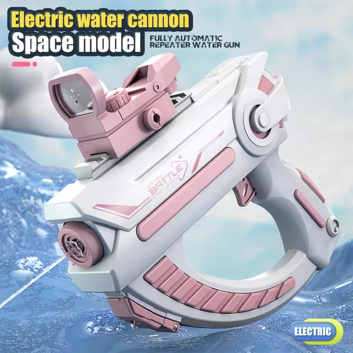 Space and futuristic style electric water gun | With double magazine 