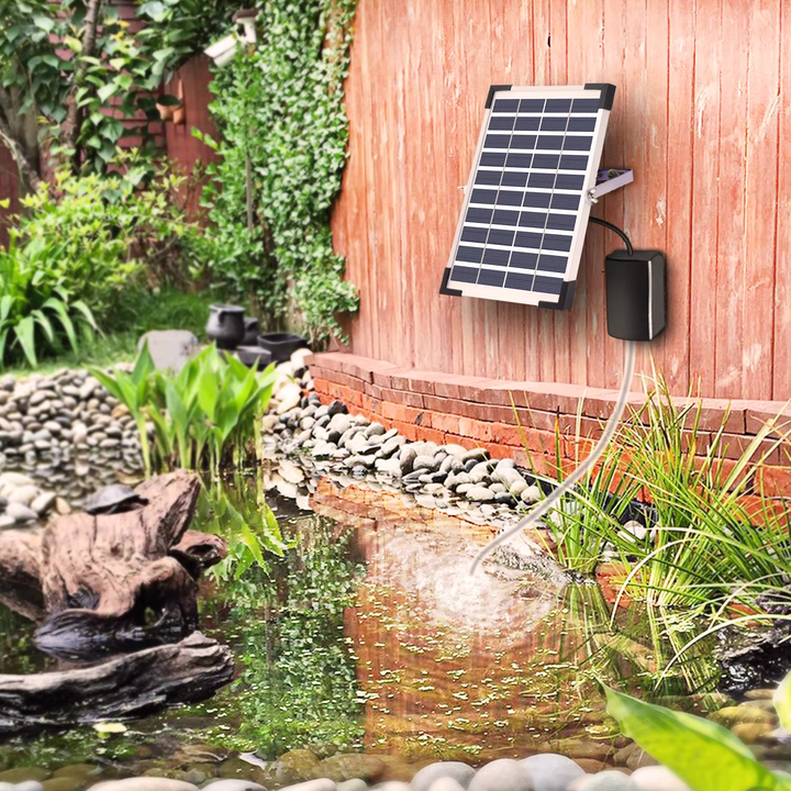 Fapiere Solar Pond Aerator AP206 - 2400 mAh Battery, 2 Modes, 5 W