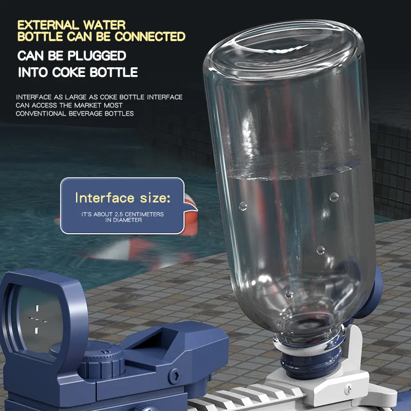 M416 Elektrická vodní pistole pro děti | Zabudovaný 370 ml zásobník