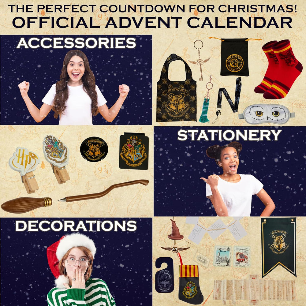 Harry Potter Adventní kalendář s 24 překvapeními v hnědém kufříku