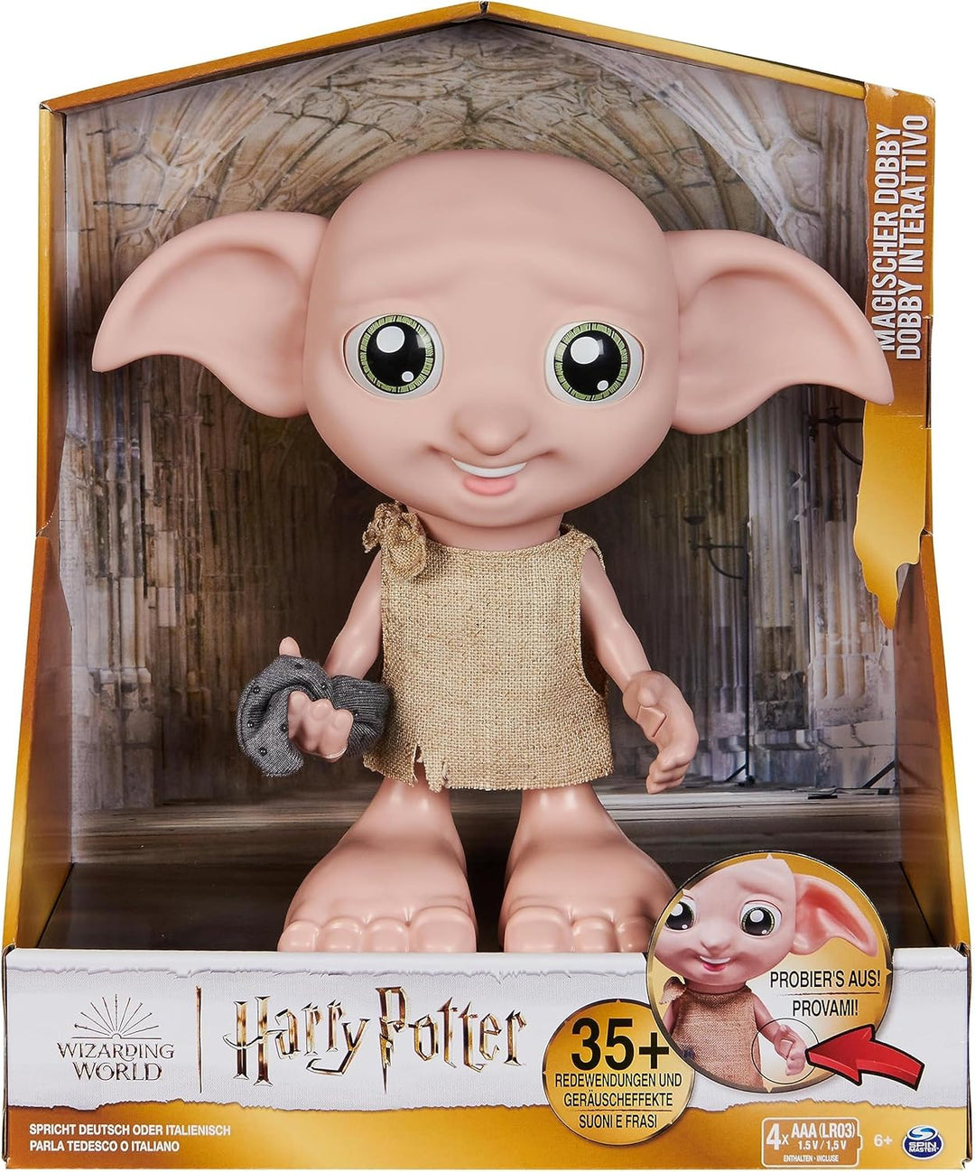 Harry Potter – Interaktivní skřítek Dobby