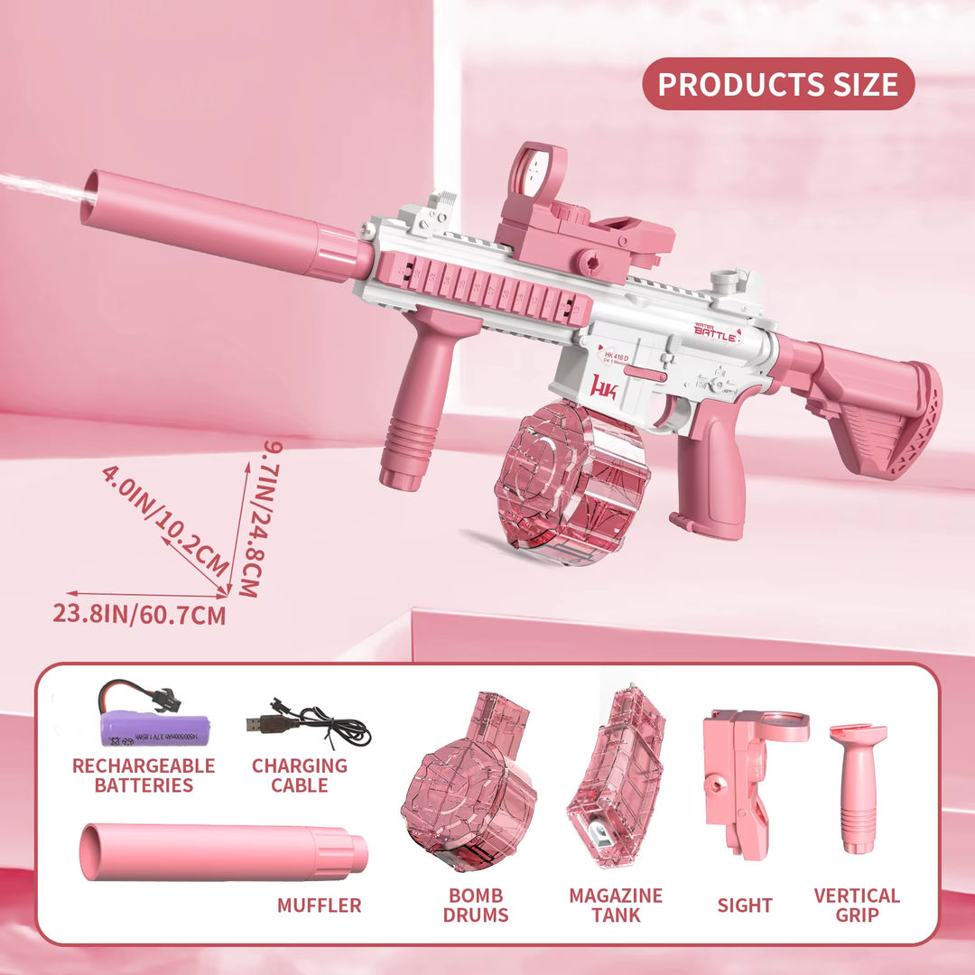 M416 Elektrická vodní pistole | Až 10 m dostřel, 2 zásobníky