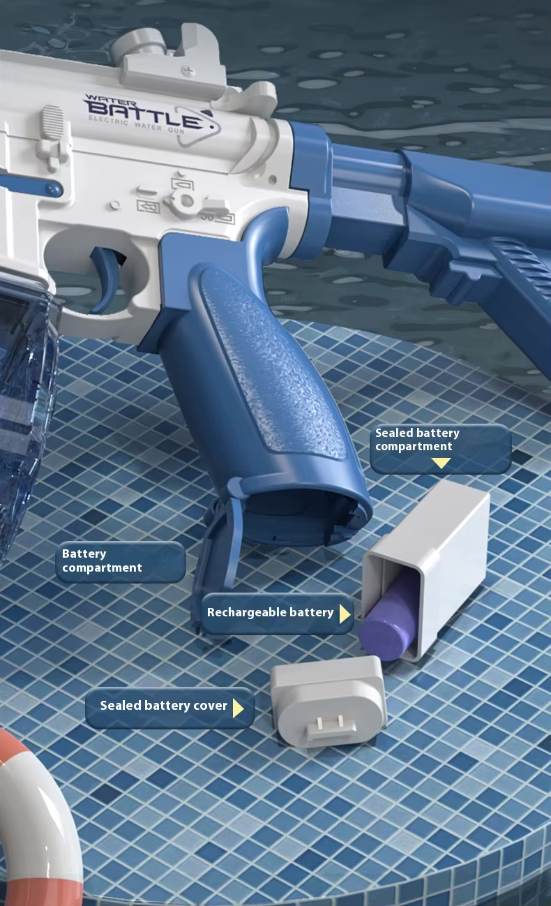 M416 Electric Water Pistol | 10m range, 2 magazines, automatic firing