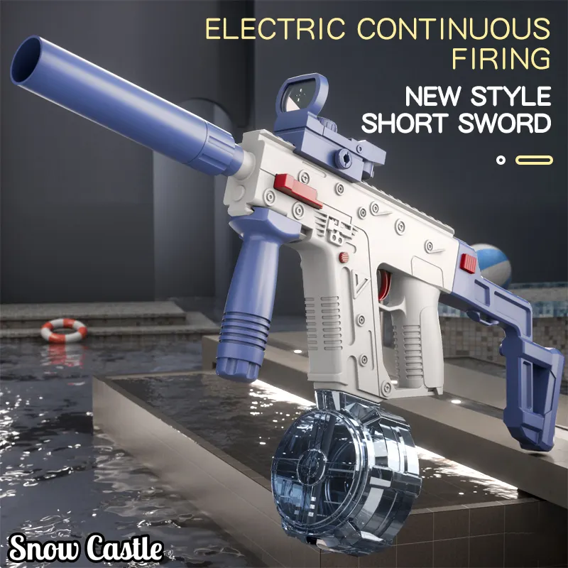 VECTOR Electric Water Gun for Kids | With long range and double magazine