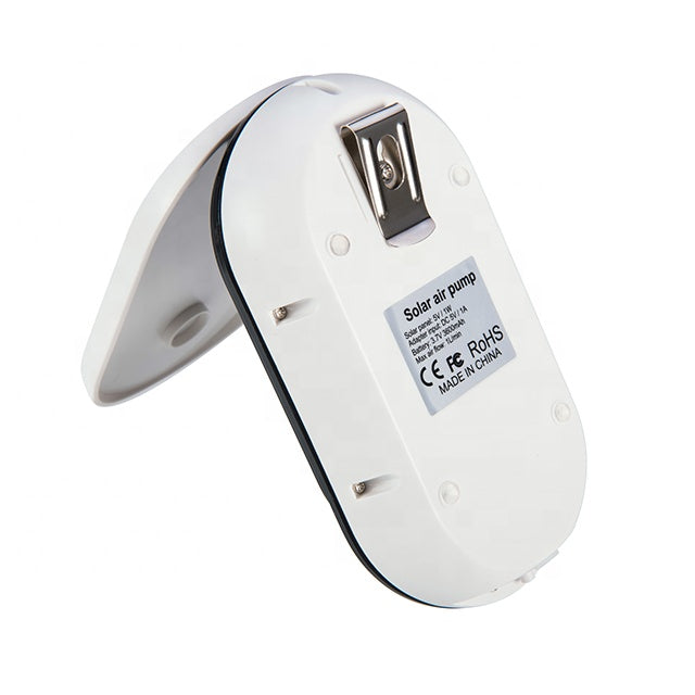 Solární provzdušňovač jezírka AP007 – 3600 mAh baterie, 2 režimy provozu, 1 W panel