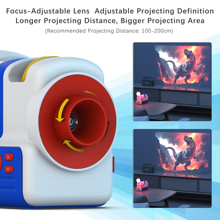 Kinderprojektor für Märchen und Geschichten - 4 thematische Projektionssätze