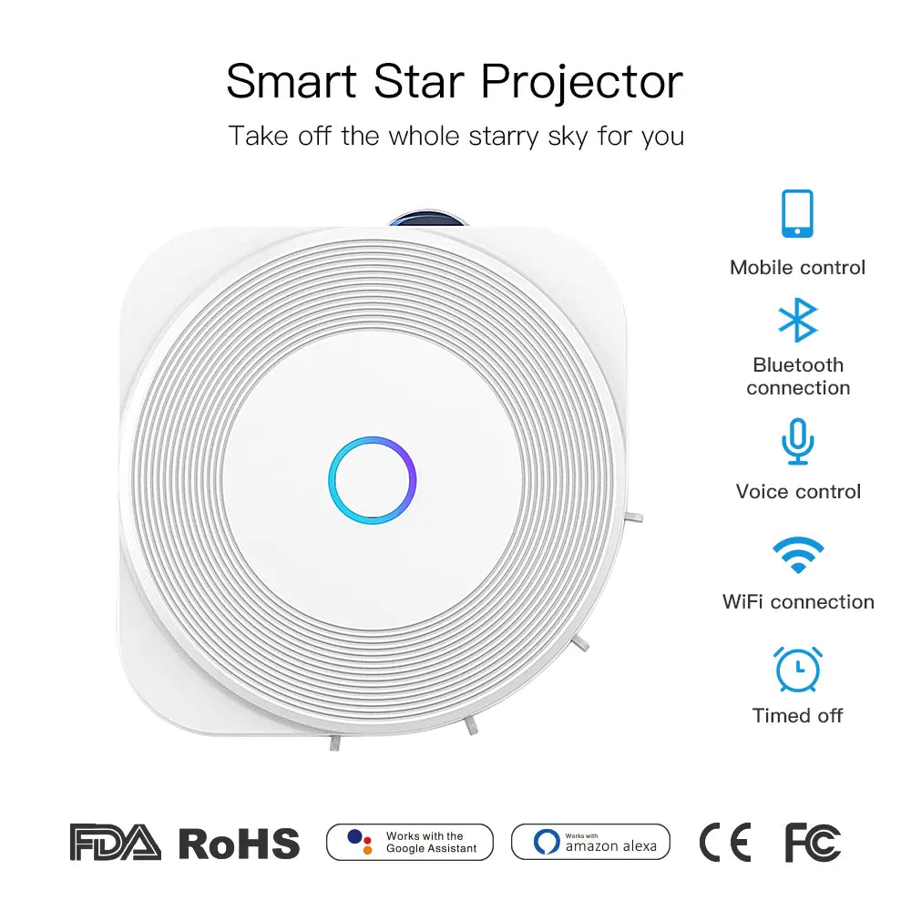 TUYA Projektor noční oblohy s mobilní aplikací | Pro děti i dospělé