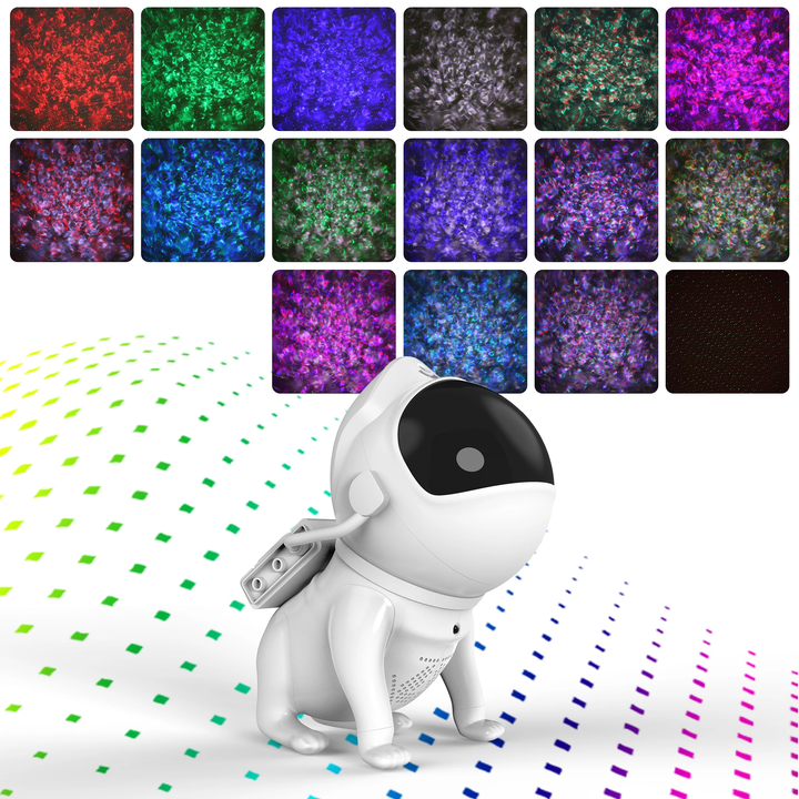 Night sky projector in the form of a space dog | For kids