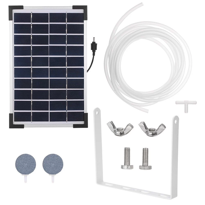 Fapiere Solar Pond Aerator AP206 - 2400 mAh Battery, 2 Modes, 5 W