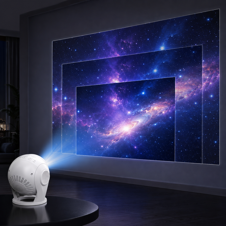 Bolong Dynamický projektor galaxie BL‑VP03 – 100 vestavěných scén, zvuk a dálkové ovládání