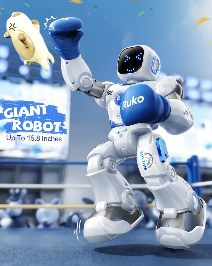 Ruko 1088 Carle – velký programovatelný robot pro děti s aplikací a hlasovým ovládáním
