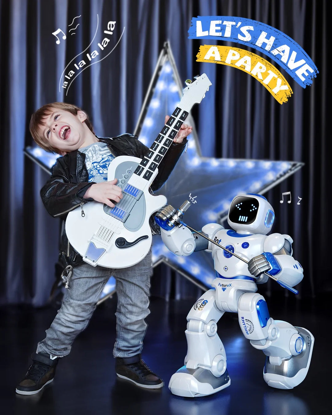 Ruko 1088 Carle – velký programovatelný robot pro děti s aplikací a hlasovým ovládáním