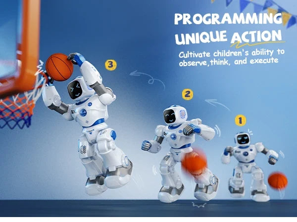 Ruko 1088 Carle – velký programovatelný robot pro děti s aplikací a hlasovým ovládáním