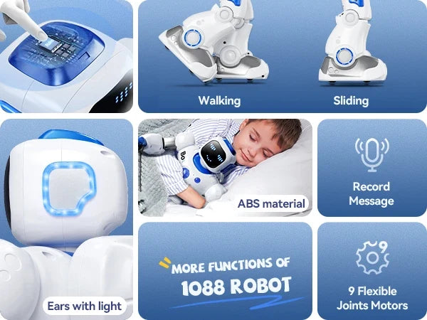 Ruko 1088 Carle – velký programovatelný robot pro děti s aplikací a hlasovým ovládáním