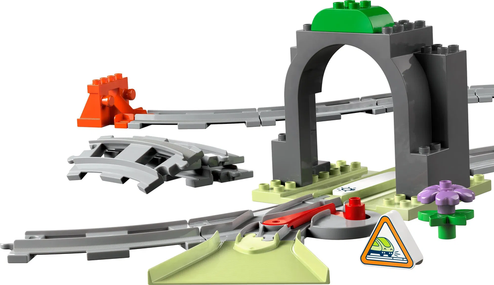 LEGO® DUPLO® 10425 Železniční tunel a koleje – rozšiřující sada
