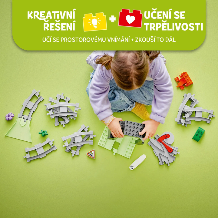 LEGO® DUPLO® 10425 Železniční tunel a koleje – rozšiřující sada
