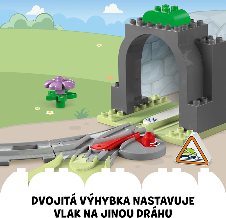 LEGO® DUPLO® 10425 Železniční tunel a koleje – rozšiřující sada
