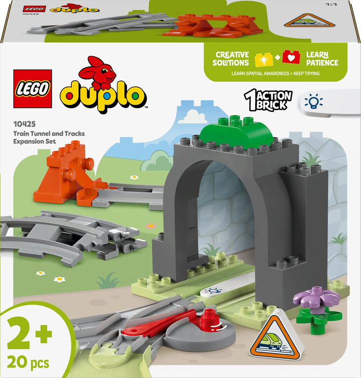 LEGO® DUPLO® 10425 Železniční tunel a koleje – rozšiřující sada