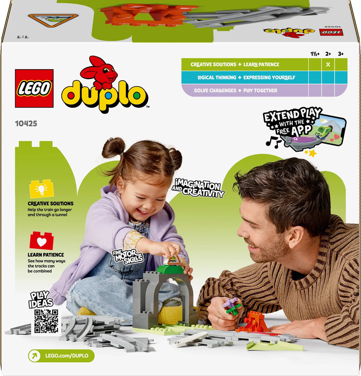 LEGO® DUPLO® 10425 Železniční tunel a koleje – rozšiřující sada