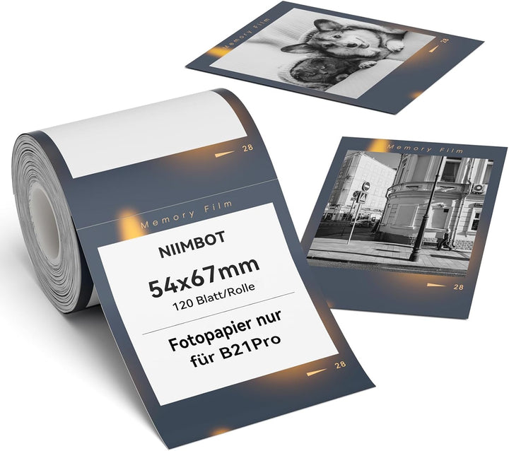 NIIMBOT Foto papír – samolepicí štítky pro B21 Pro, best years