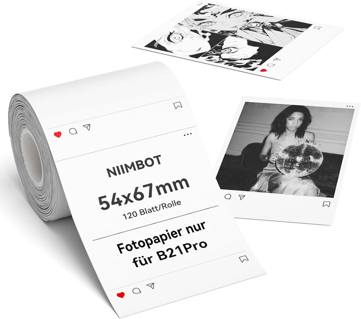 NIIMBOT Foto papír – samolepicí štítky pro B21 Pro, to do list