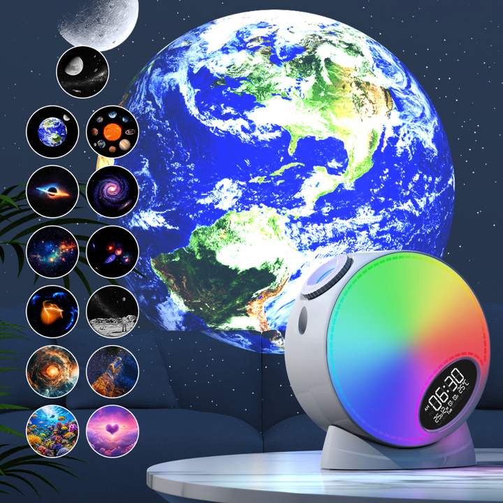 Projektor galaxie s funkcí meteoritu | 13 kazet se snímky ve 4K kvalitě a Bluetooth reproduktor