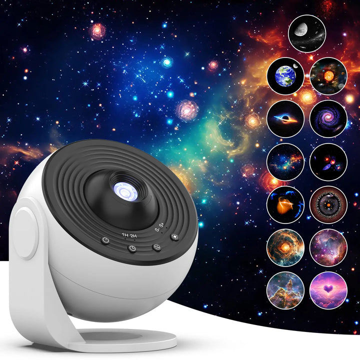 Galaxy Projector (PRO) | Home Planetarium | 13 Cartridges and Remote Control