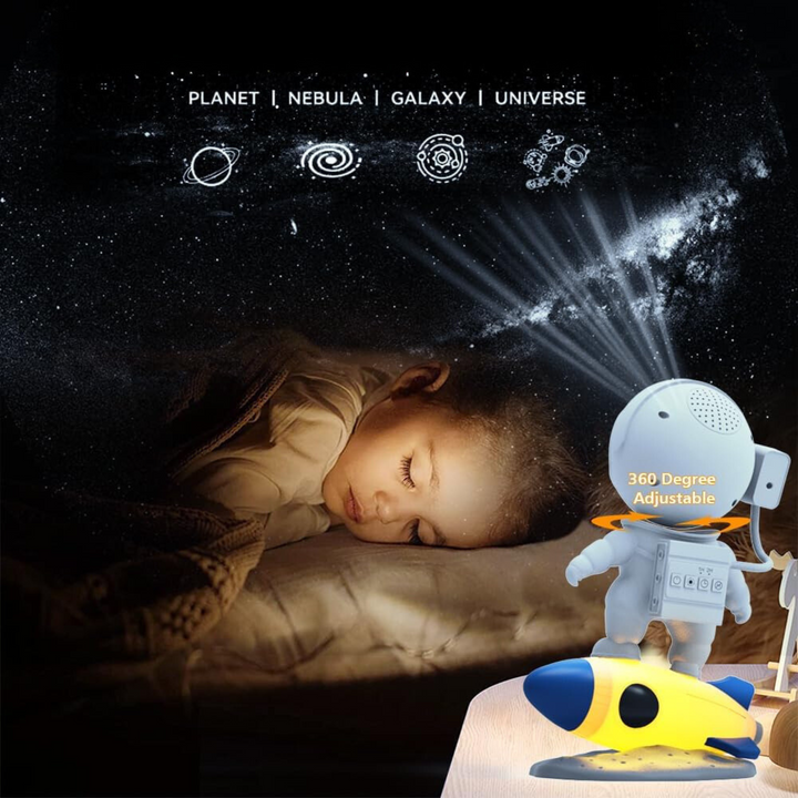 Astronaut Style Galaxy Projector | Home planetarium for children 