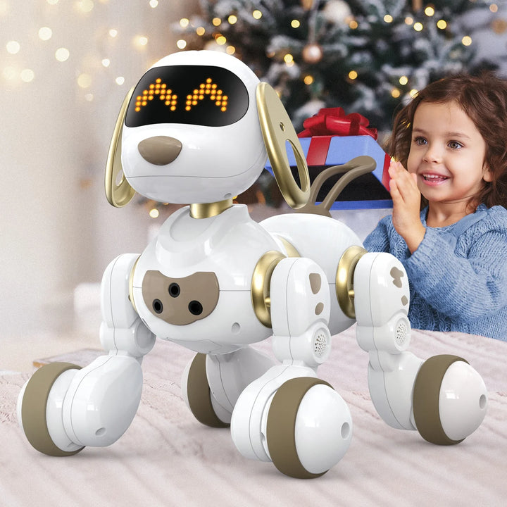 Ruko 18011 Inteligentní robotický pes s LED výrazy a dálkovým ovládáním