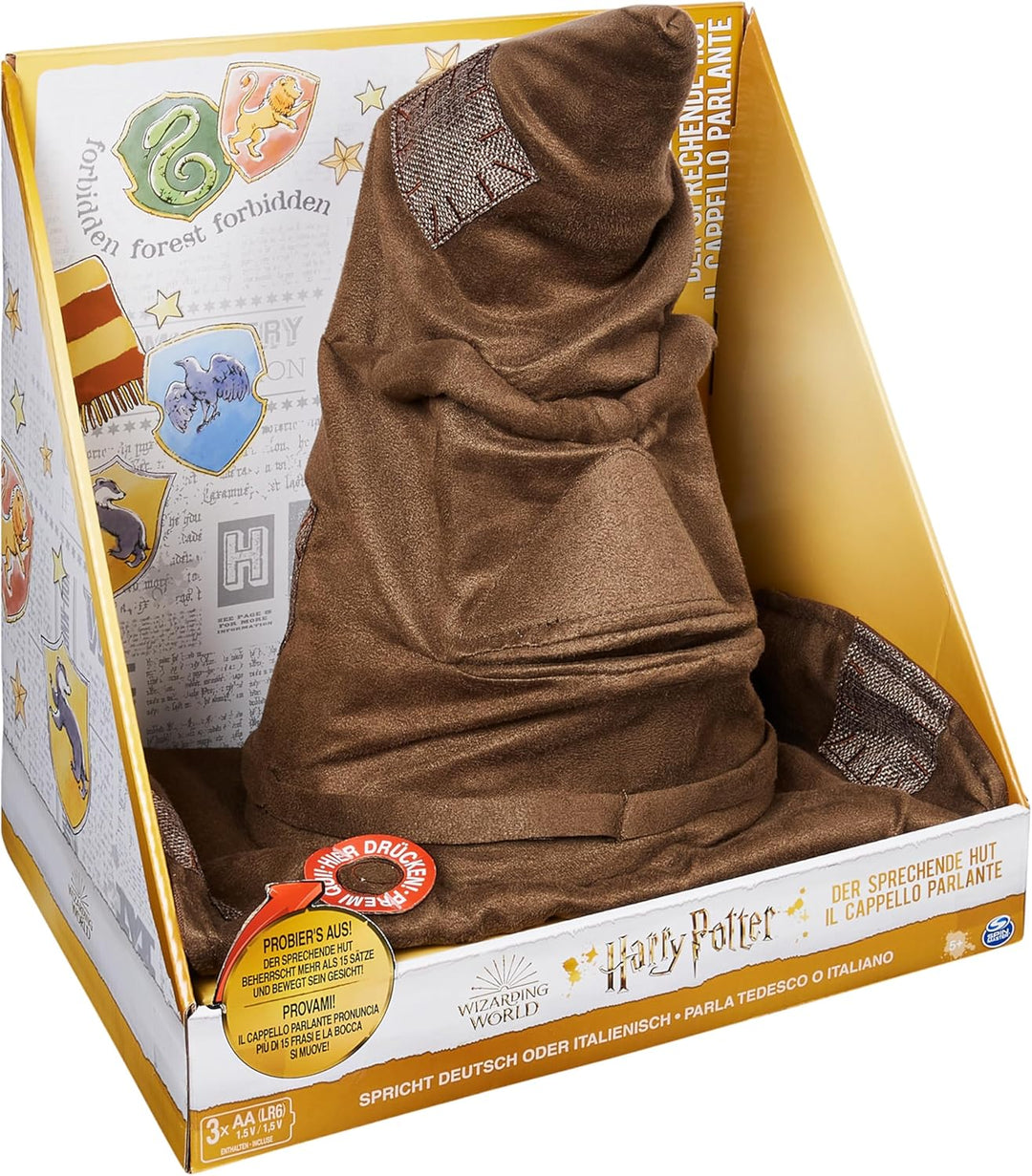 Spin Master Harry Potter Interaktivní mluvící klobouk, balení