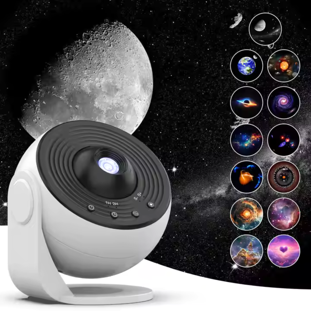 Galaxy Projector (PRO) | Home Planetarium | 13 Cartridges and Remote Control