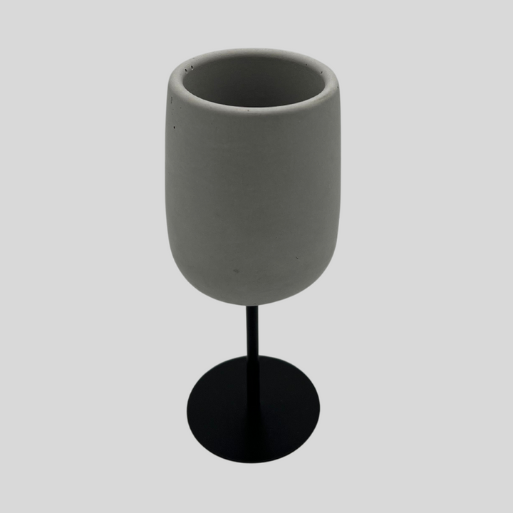 IKEN Concrete wine glass