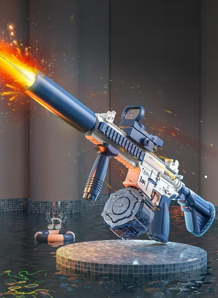 M416 Electric Water Pistol | 10m range, 2 magazines, automatic firing