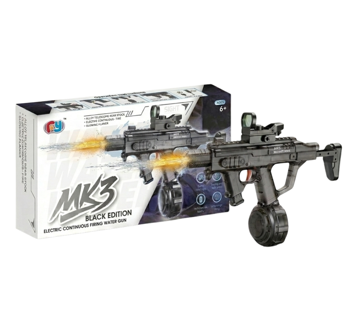 Electric water gun MK3 - range 8-10 m, 270 ml magazine, 800 mAh battery