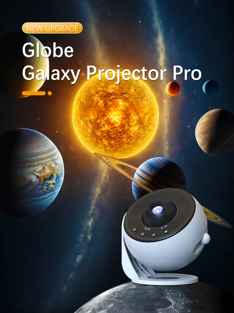 Galaxy Projector (PRO) | Home Planetarium | 13 Cartridges and Remote Control