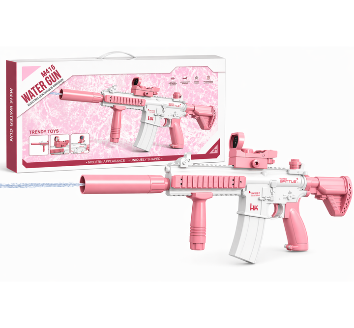 M416 Electric Water Gun for Kids | Built-in 370 ml magazine, range up to 10 m